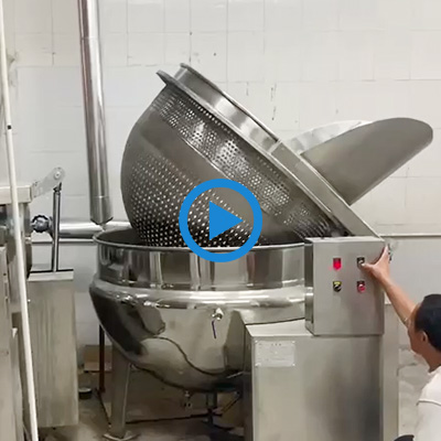 液压翻转卤煮锅